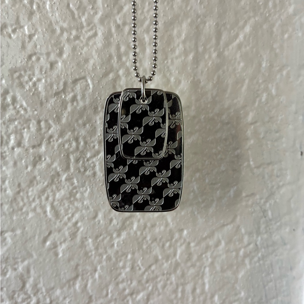 Swarovski “Tags” 20” necklace.